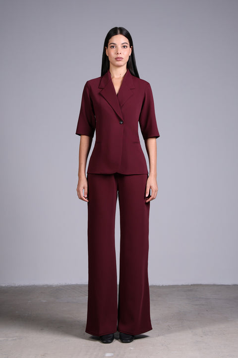 CAPRI BLAZER  — WOMENS MAROON