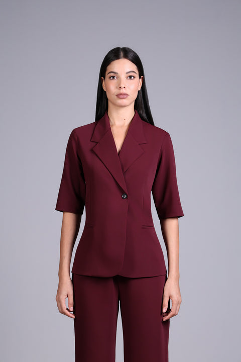 CAPRI BLAZER  — WOMENS MAROON