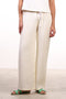 THE CLASSIC LINEN PANTS — WOMENS OFF WHITE