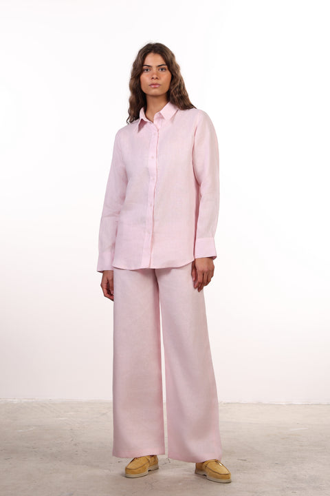 THE CLASSIC LINEN SET — WOMENS PINK