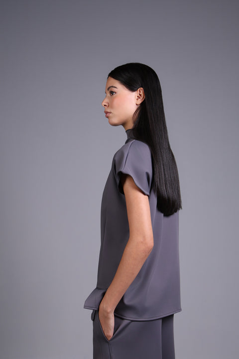 PALMA SHIRT  — WOMENS GREY