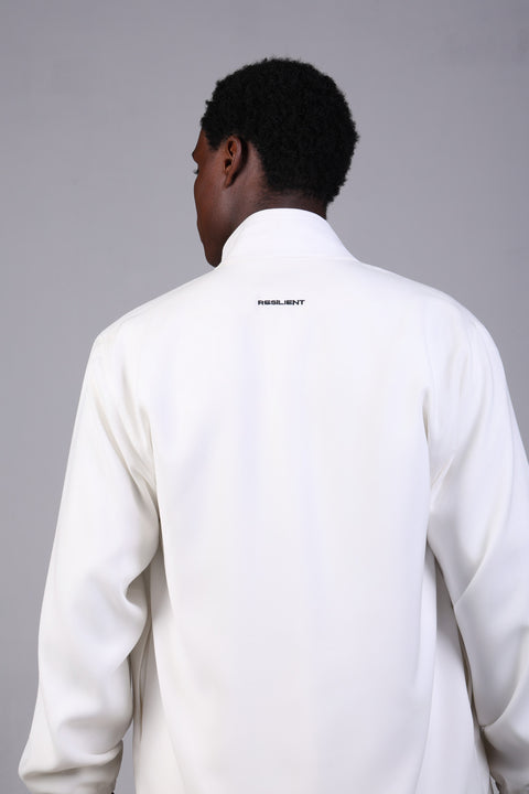 SOLID JACKET — MENS WHITE