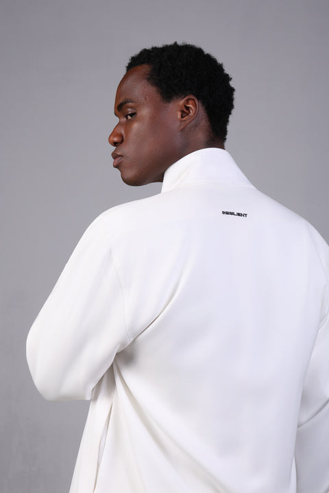 SOLID JACKET — MENS WHITE