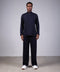 CLASSIC SHIRT FULL SLEEVES SET — MENS NAVY
