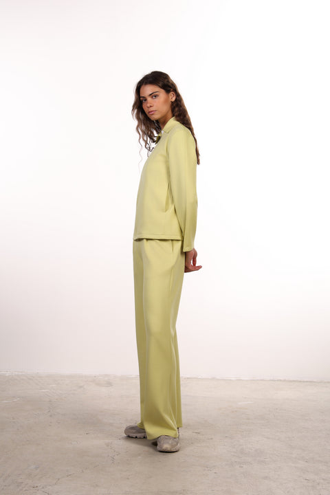 THE TRAVEL WEAR JACKET SET— WOMENS LIME GREEN