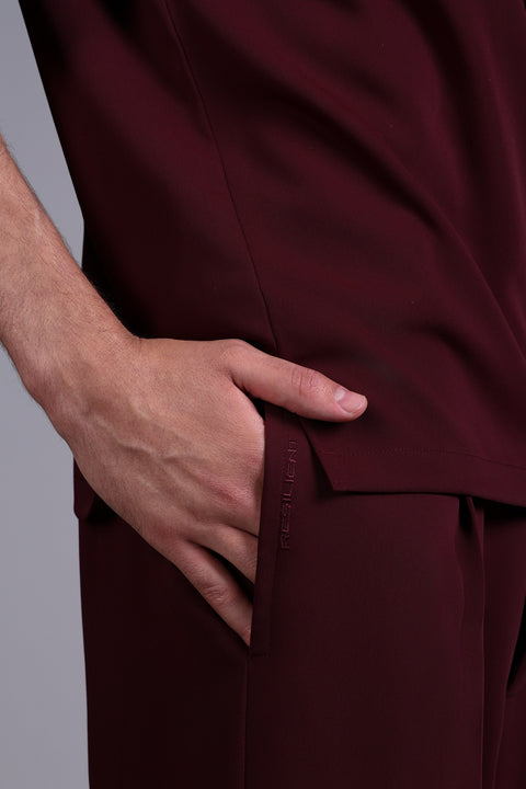 CAPRI SET  — MENS MAROON