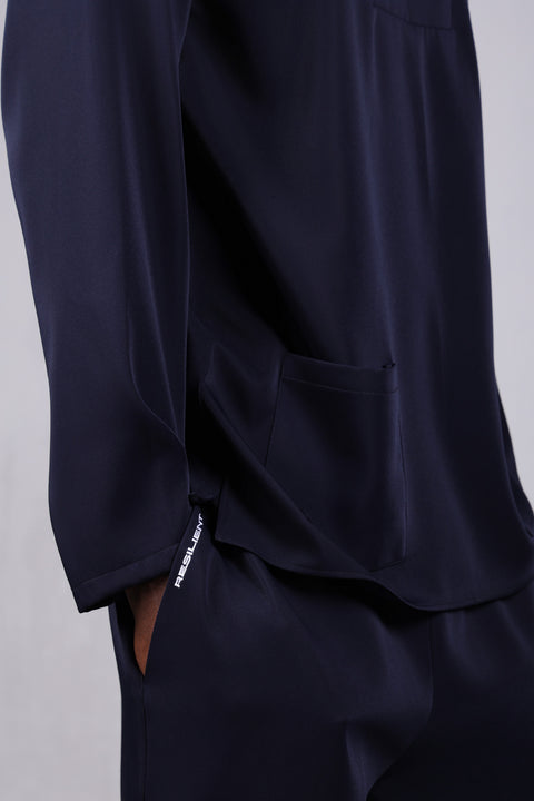 CLASSIC SHIRT FULL SLEEVES — MENS NAVY
