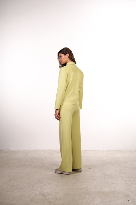 THE TRAVEL WEAR JACKET SET— WOMENS LIME GREEN