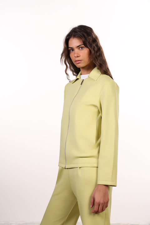 THE TRAVEL WEAR JACKET SET— WOMENS LIME GREEN