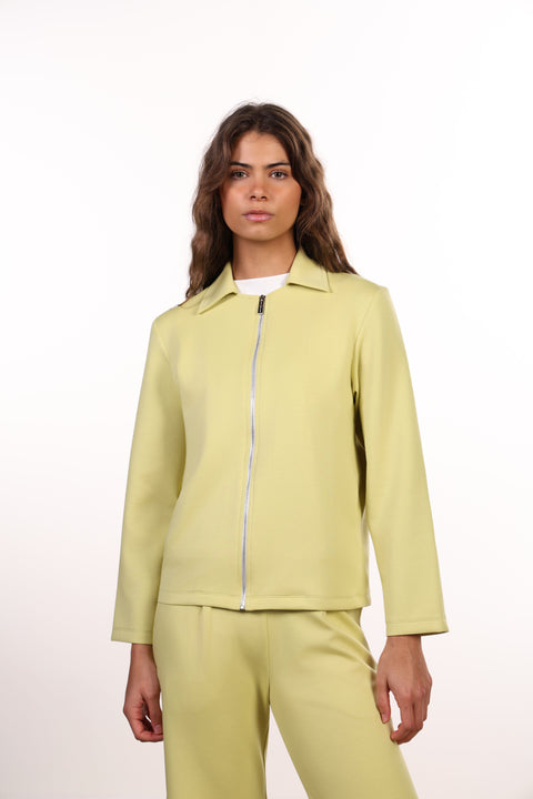 THE TRAVEL WEAR JACKET — WOMENS LIME GREEN