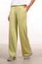 THE TRAVEL WEAR PLEATED PANTS — WOMENS LIME GREEN