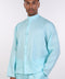 THE LINEN BUTTON-UP SHIRT — MENS TEAL