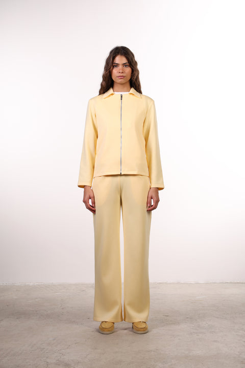 THE TRAVEL WEAR JACKET SET — WOMENS YELLOW