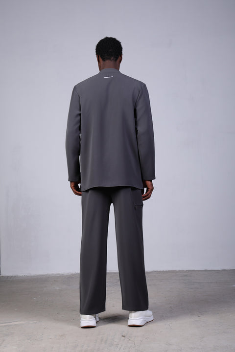 CLASSIC SHIRT FULL SLEEVES — MENS GREY