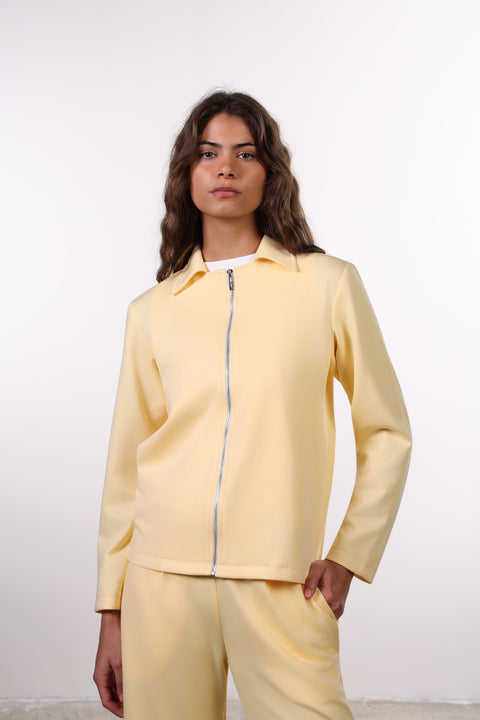 THE TRAVEL WEAR JACKET SET — WOMENS YELLOW