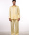 THE CLASSIC LINEN LONG SLEEVE SET  — MENS YELLOW