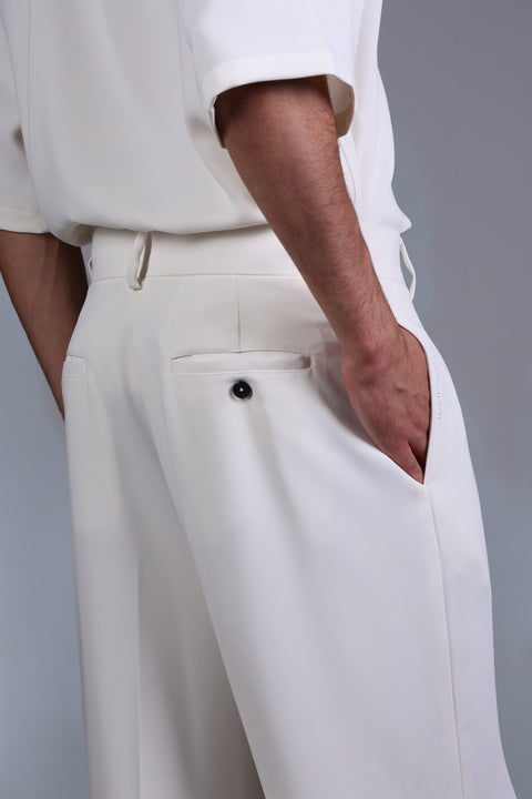 CAPRI PANTS  — MENS WHITE