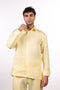 THE CLASSIC LINEN LONG SLEEVE SHIRT  — MENS YELLOW