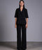 CAPRI HALF SLEEVES SET — WOMENS BLACK