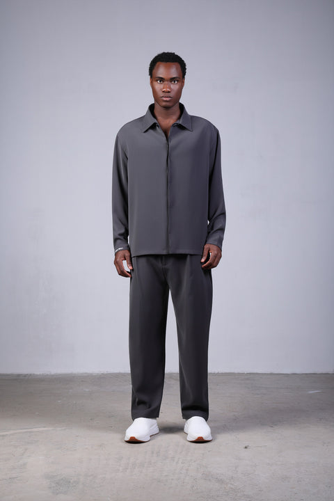 1987 SHIRT FULL SLEEVES SET — GREY