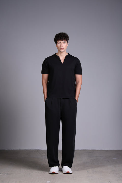 COMO TEE  — MENS BLACK