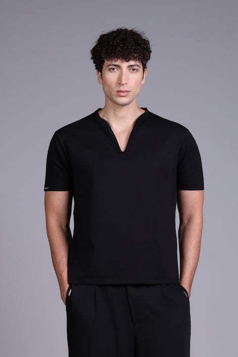 COMO TEE  — MENS BLACK