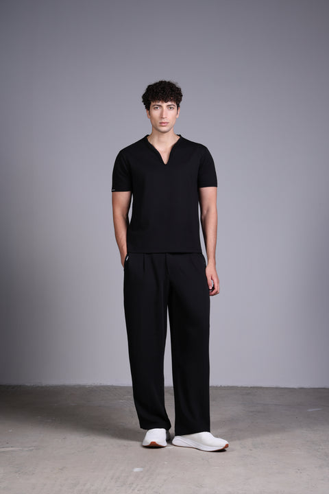 COMO TEE  — MENS BLACK