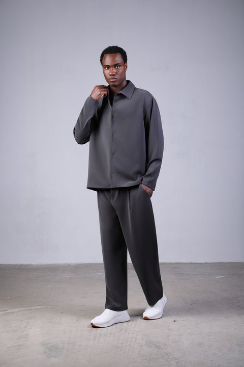 1987 SHIRT FULL SLEEVES SET — GREY