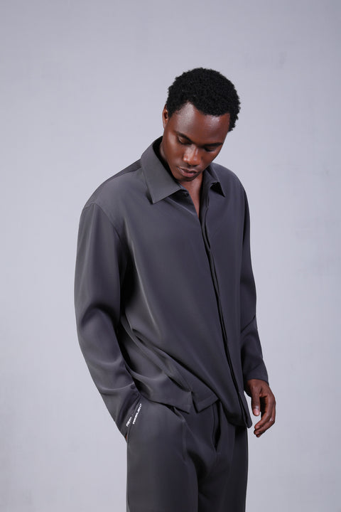 1987 SHIRT FULL SLEEVES SET — GREY