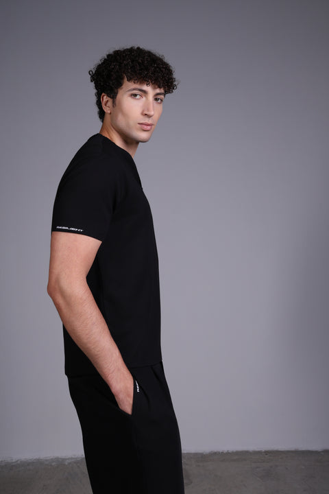 COMO TEE  — MENS BLACK