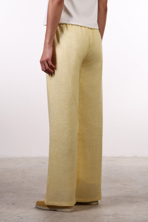 THE CLASSIC LINEN PANTS — WOMENS YELLOW