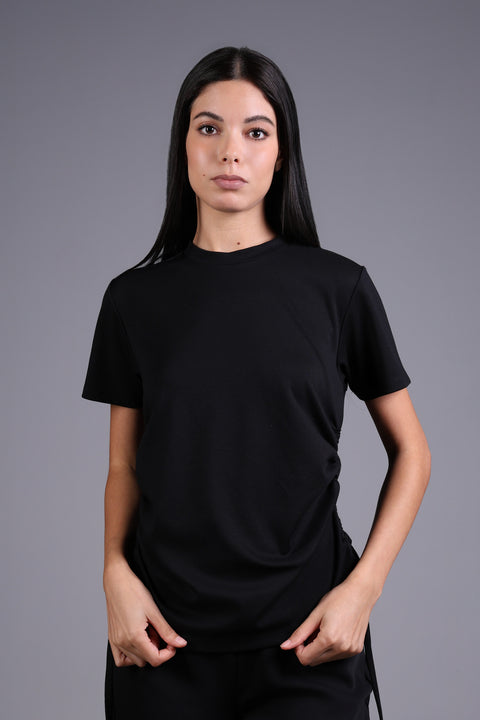 COMO TEE  — WOMENS BLACK