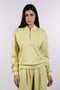 THE TRAVEL WEAR SWEATER — WOMENS LIME GREEN