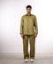 THE CLASSIC LINEN LONG SLEEVES SET — MENS MOSS GREEN