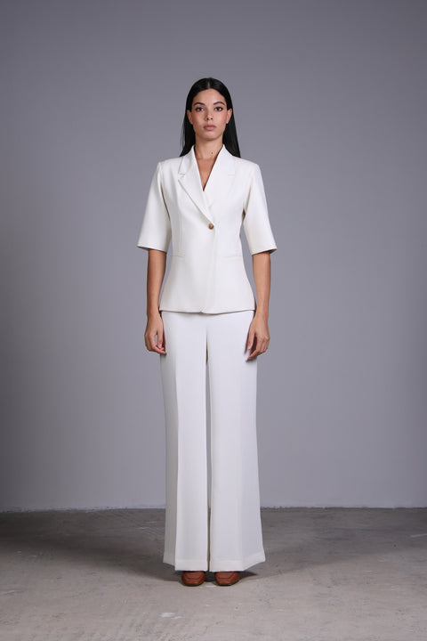 CAPRI BLAZER  — WOMENS WHITE