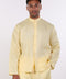 THE LINEN BUTTON-UP SHIRT — MENS YELLOW