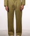 THE CLASSIC LINEN PANTS  — MENS MOSS GREEN