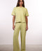 THE TRAVEL WEAR SHIRT SET — WOMENS LIME GREEN