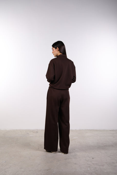 THE TRAVEL WEAR SWEATER — WOMENS BROWN