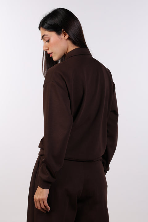 THE TRAVEL WEAR SWEATER — WOMENS BROWN