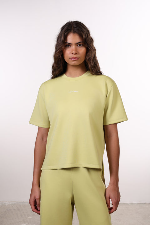 THE TRAVEL WEAR SHIRT SET — WOMENS LIME GREEN