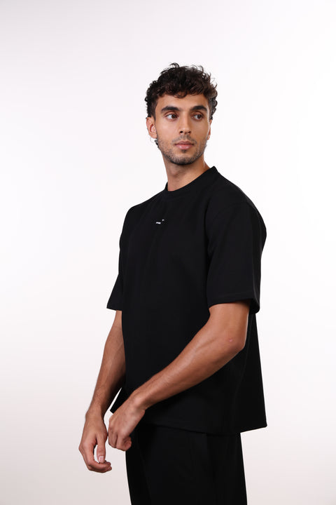 THE TRAVEL WEAR SHORT SLEEVE SHIRT — MENS BLACK
