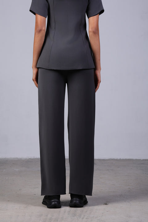 ALIGN SHIRT HALF SLEEVES SET — WOMENS GREY