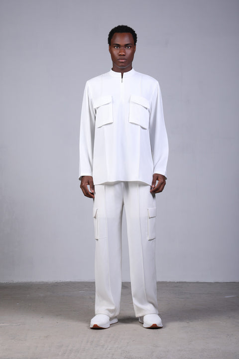 CORE SHIRT FULL SLEEVES — MENS WHITE