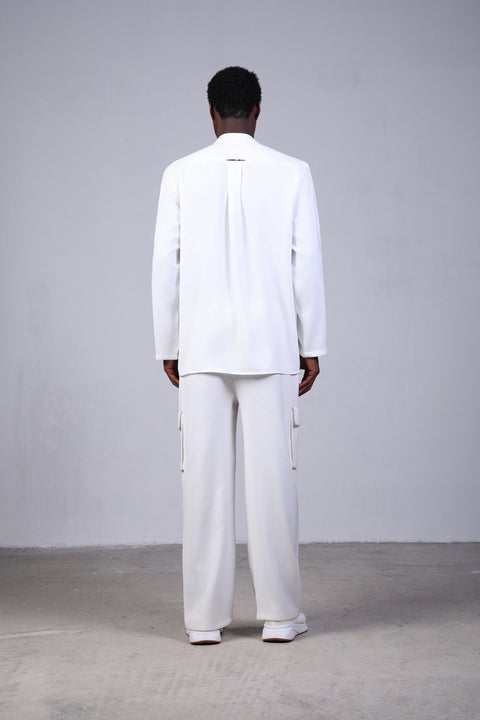 CORE SHIRT FULL SLEEVES SET — MENS WHITE
