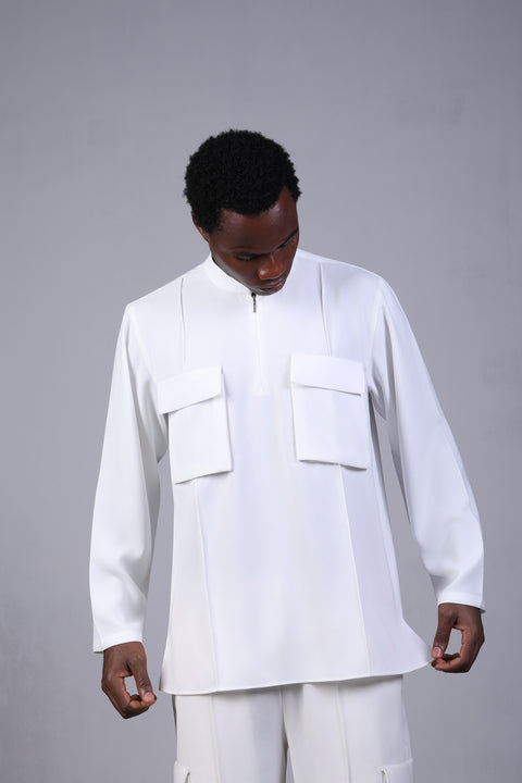 CORE SHIRT FULL SLEEVES — MENS WHITE
