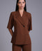 CAPRI BLAZER  — WOMENS BROWN
