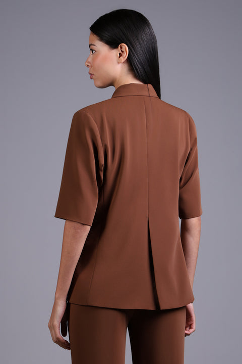 CAPRI BLAZER  — WOMENS BROWN