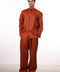 THE JAPANESE LINEN SET — MENS BURNT ORANGE