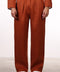 THE JAPANESE LINEN PANTS  — MENS BURNT ORANGE